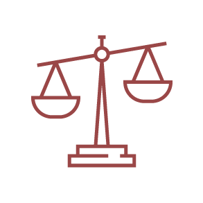 Logo de la balance représentant de droit des victimes